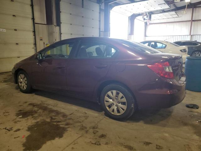 Photo 2 from auction – 2012 HONDA CIVIC LX with VIN 19XFB2F55CE319943