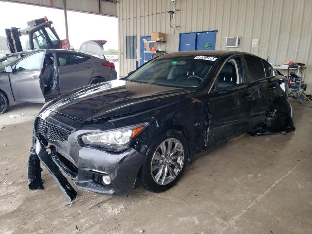 INFINITI Q50 BASE 2017 with VIN JN1CV7AP2HM641550 - Photo from auction
