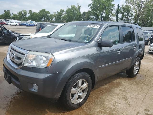 HONDA PILOT EXL 2011 with VIN 5FNYF4H5XBB001900 - Photo from auction