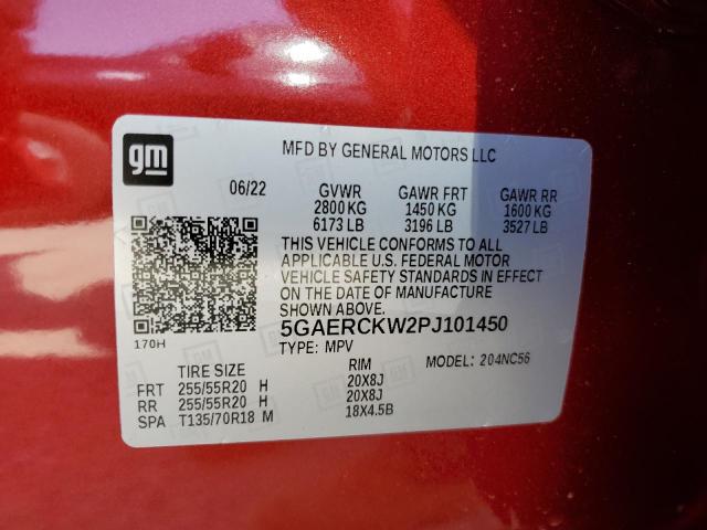 Photo 14 from auction – 2023 BUICK ENCLAVE PR with VIN 5GAERCKW2PJ101450