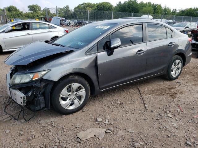 HONDA CIVIC LX 2013 with VIN 2HGFB2F52DH561032 - Photo from auction