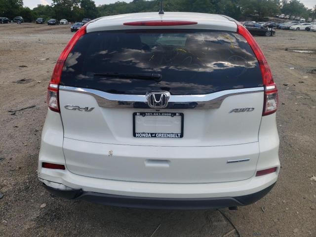 Photo 6 from auction – 2016 HONDA CR-V SE with VIN 5J6RM4H49GL102541