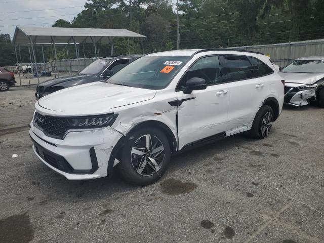 KIA SORENTO EX 2023 with VIN 5XYRH4LF0PG201280 - Photo from auction