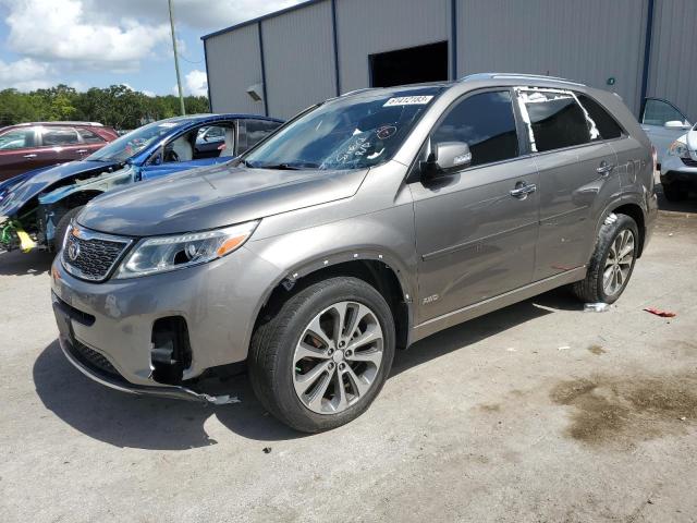 KIA SORENTO SX 2015 with VIN 5XYKWDA70FG647480 - Photo from auction