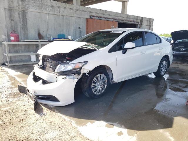 Photo 1 from auction – 2013 HONDA CIVIC LX with VIN 19XFB2F52DE092082