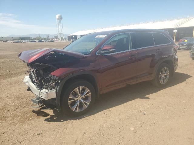 TOYOTA HIGHLANDER 2014 con VIN 5TDJKRFH5ES061168 - Foto de la subasta