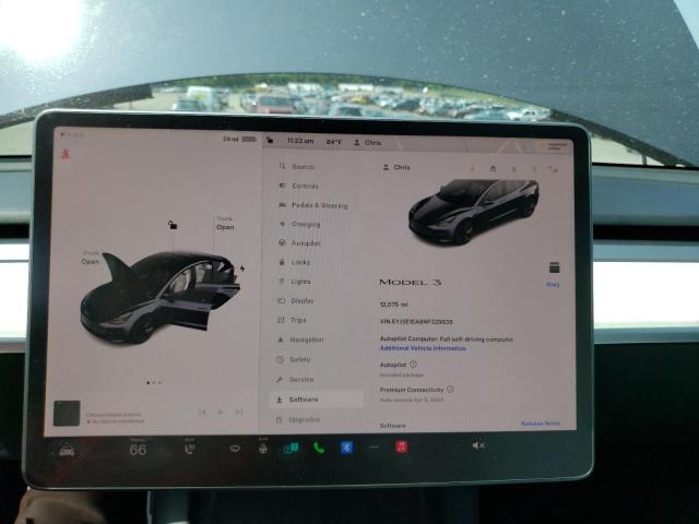 Photo 9 from auction – 2022 TESLA MODEL 3 with VIN 5YJ3E1EA8NF329835