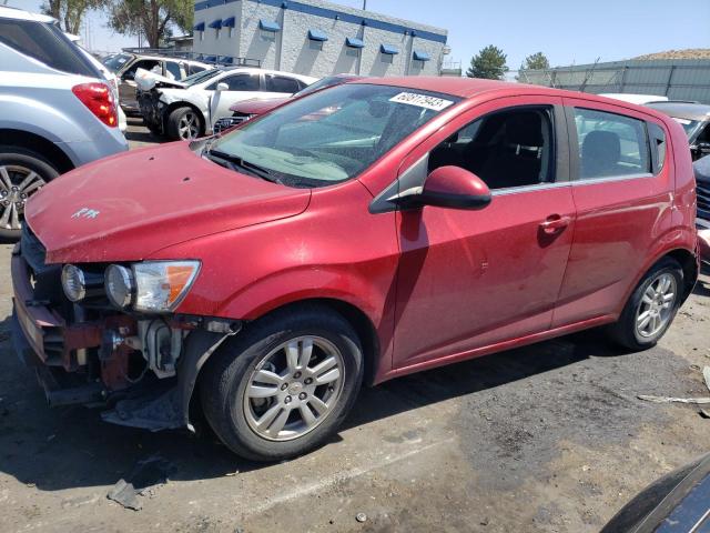 CHEVROLET SONIC LT 2012 with VIN 1G1JC6SHXC4137096 - Photo from auction