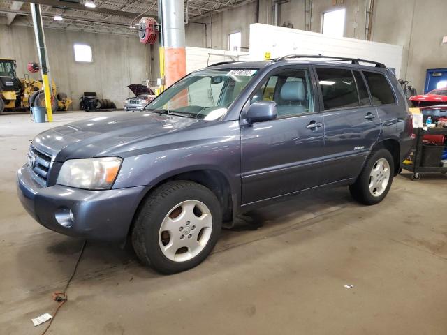 TOYOTA HIGHLANDER 2007 with VIN JTEEP21AX70213709 - Photo from auction