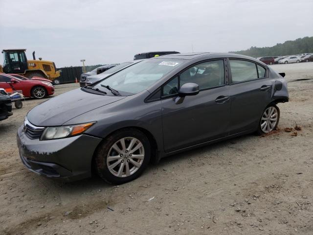 HONDA CIVIC EX 2012 with VIN 2HGFB2F8XCH523685 - Photo from auction