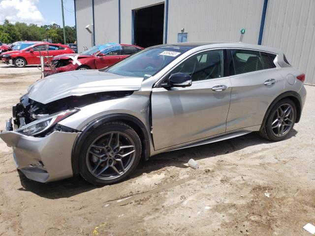 INFINITI QX30 BASE 2018 with VIN SJKCH5CPXJA054703 - Photo from auction