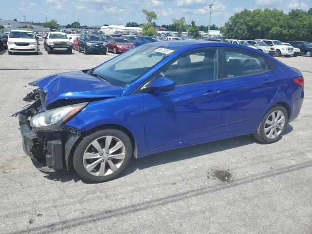 HYUNDAI ACCENT GLS 2014 with VIN KMHCT4AEXEU648723 - Photo from auction