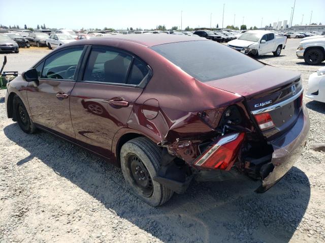 Photo 2 from auction – 2015 HONDA CIVIC LX with VIN 19XFB2F57FE076169
