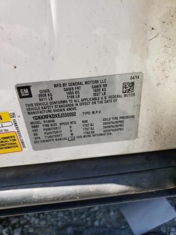 Photo 14 from auction – 2014 CHEVROLET TRAVERSE L with VIN 1GNKRFKDXEJ330092