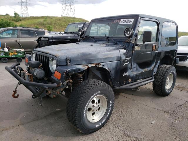 JEEP WRANGLER / 2000 with VIN 1J4FA49S9YP726648 - Photo from auction