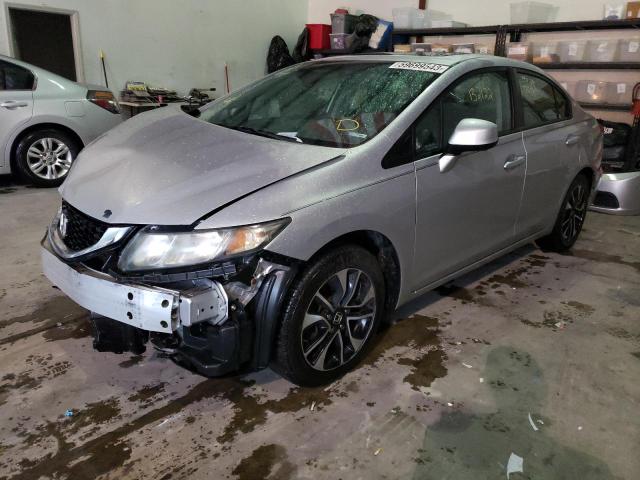 HONDA CIVIC EX 2013 with VIN 19XFB2F80DE017777 - Photo from auction