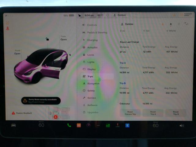 Photo 9 from auction – 2023 TESLA MODEL Y with VIN 7SAYGDEE9PA023380
