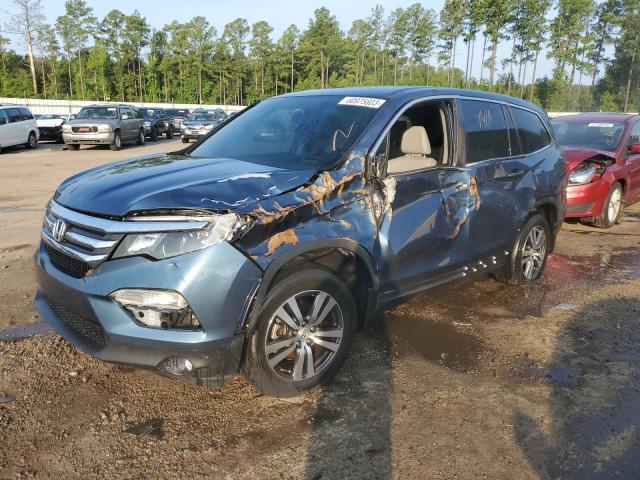 HONDA PILOT EXL 2017 with VIN 5FNYF5H5XHB015651 - Photo from auction
