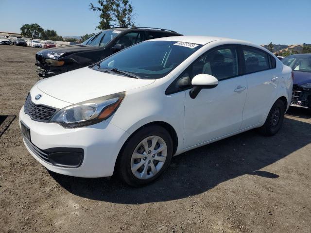 KIA RIO LX 2013 with VIN KNADM4A36D6267178 - Photo from auction