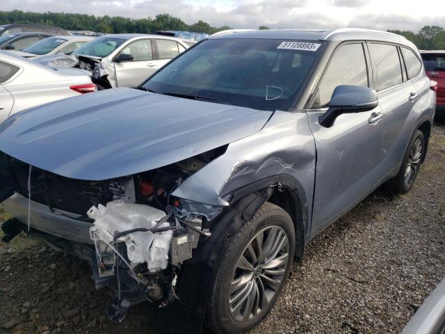 TOYOTA HIGHLANDER 2021 with VIN 5TDFZRBH9MS100222 - Photo from auction