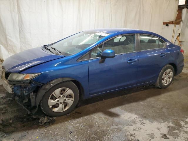 HONDA CIVIC LX 2013 with VIN 19XFB2F55DE272916 - Photo from auction