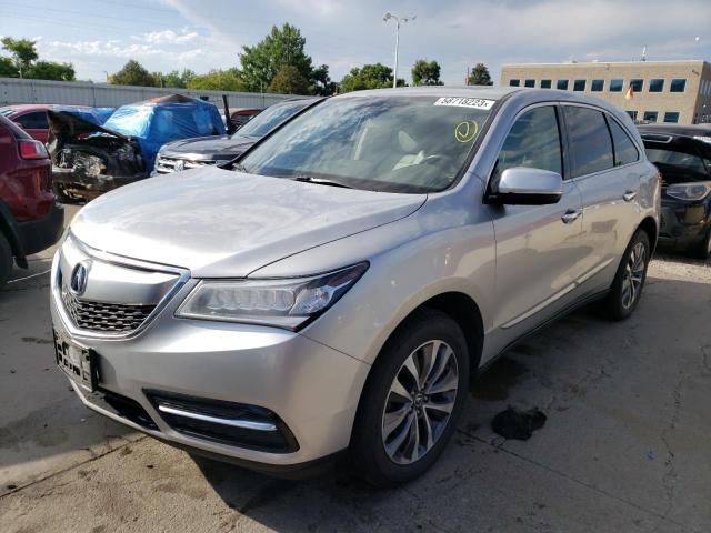 ACURA MDX TECHNO 2014 with VIN 5FRYD4H40EB028846 - Photo from auction