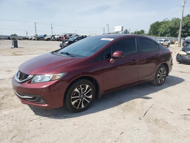 HONDA CIVIC EX 2013 with VIN 2HGFB2F88DH527655 - Photo from auction