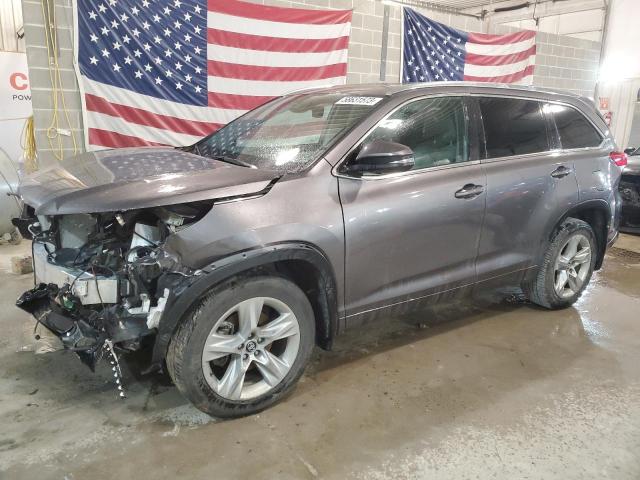 TOYOTA HIGHLANDER 2018 with VIN 5TDDZRFH0JS902042 - Photo from auction
