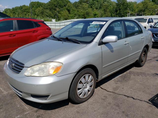 TOYOTA COROLLA CE 2003 with VIN 2T1BR32E03C129083 - Photo from auction
