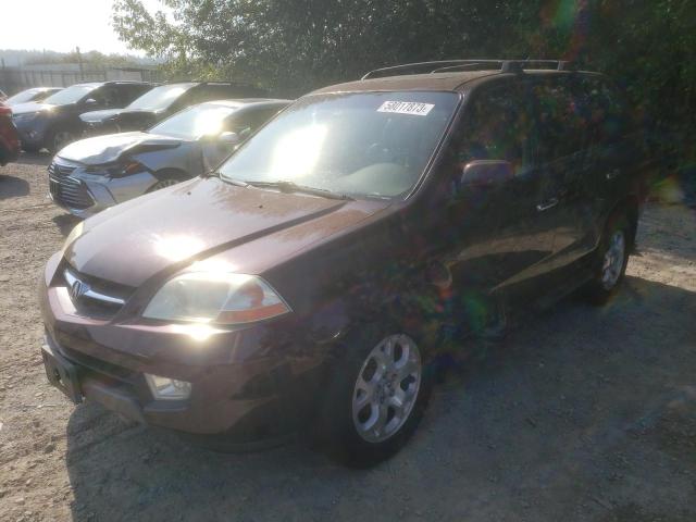 ACURA MDX 2001 with VIN 2HNYD18641H543378 - Photo from auction