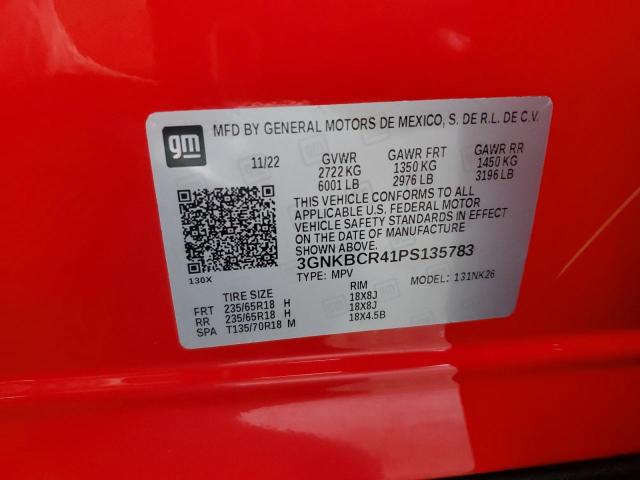 Photo 14 from auction – 2023 CHEVROLET BLAZER 2LT with VIN 3GNKBCR41PS135783