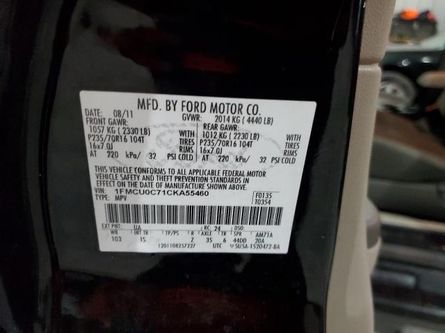 Photo 14 from auction – 2012 FORD ESCAPE XLS with VIN 1FMCU0C71CKA55460