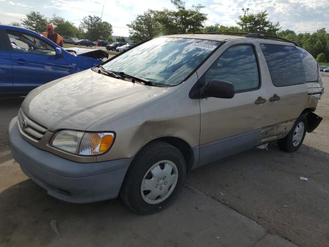 TOYOTA SIENNA LE 2001 with VIN 4T3ZF13C91U346286 - Photo from auction