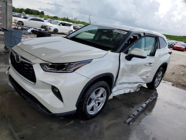 TOYOTA HIGHLANDER 2021 with VIN 5TDZZRAH6MS529168 - Photo from auction