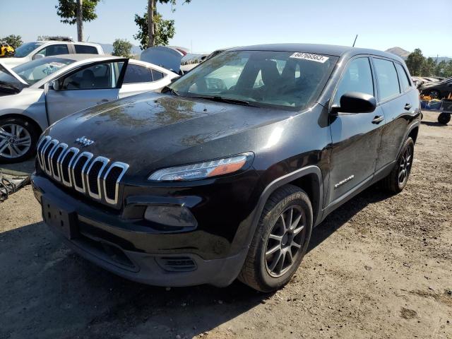 JEEP CHEROKEE S 2015 with VIN 1C4PJLAB8FW590323 - Photo from auction