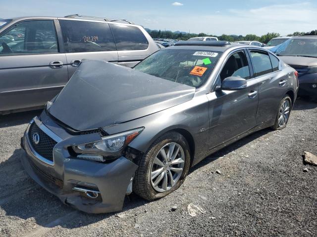 INFINITI Q50 BASE 2017 with VIN JN1CV7AP5HM641963 - Photo from auction