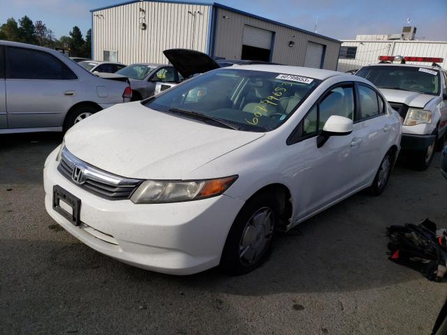 HONDA CIVIC HF 2012 with VIN 2HGFB2F66CH566371 - Photo from auction