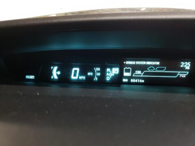 Photo 9 from auction – 2012 TOYOTA PRIUS with VIN JTDKN3DU3C5520838