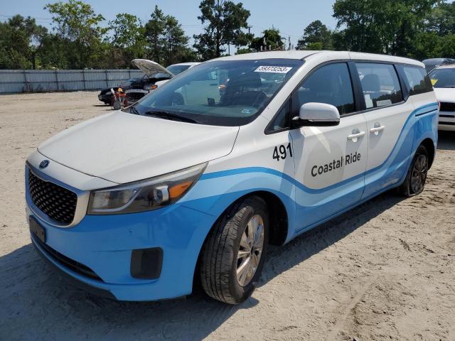 KIA SEDONA L 2015 with VIN KNDMA5C12F6015380 - Photo from auction