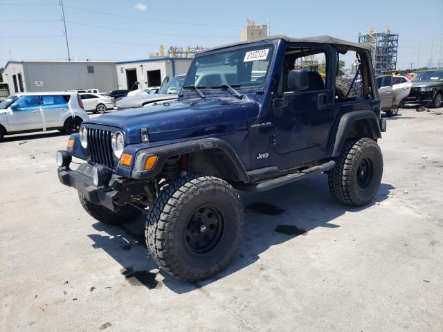 JEEP WRANGLER / 2000 with VIN 1J4FA29P8YP715639 - Photo from auction