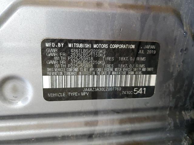 Photo 14 from auction – 2020 MITSUBISHI OUTLANDER with VIN JA4AZ3A30LZ007769