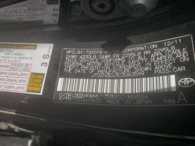 Photo 10 from auction – 2012 TOYOTA PRIUS V with VIN JTDZN3EU3C3063599