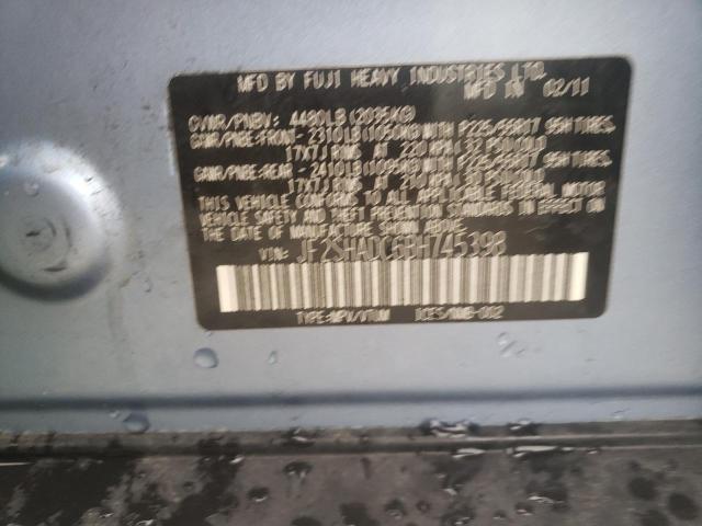 Photo 14 from auction – 2011 SUBARU FORESTER 2 with VIN JF2SHADC6BH745398