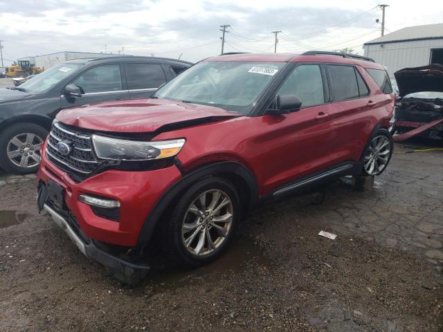 FORD EXPLORER X 2020 with VIN 1FMSK8DH3LGA59522 - Photo from auction