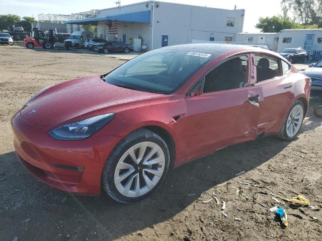 TESLA MODEL 3 2021 with VIN 5YJ3E1EA1MF097965 - Photo from auction