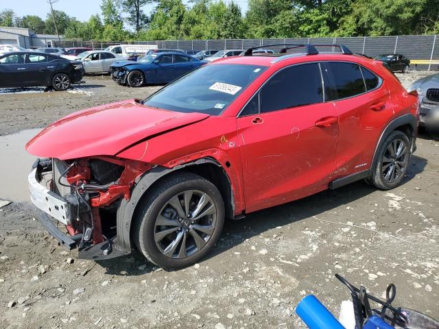 LEXUS UX 250H 2019 with VIN JTHU9JBH2K2001852 - Photo from auction