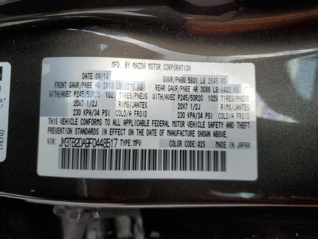 Photo 14 from auction – 2015 MAZDA CX-9 GRAND with VIN JM3TB2DA9F0448517
