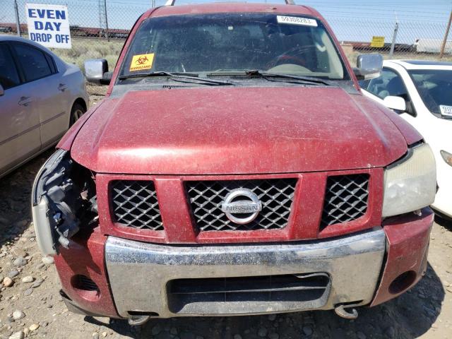 Photo 5 from auction – 2005 NISSAN ARMADA SE with VIN 5N1AA08B25N722874