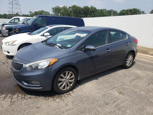 KIA FORTE EX 2014 with VIN KNAFX4A88E5106186 - Photo from auction