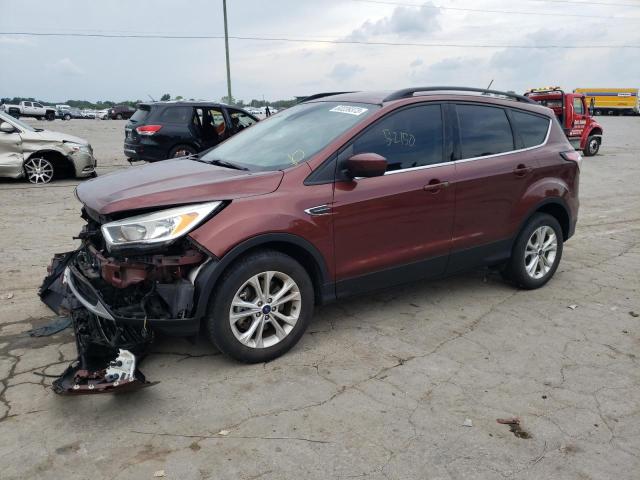 FORD ESCAPE SE 2018 with VIN 1FMCU9GD9JUA33275 - Photo from auction